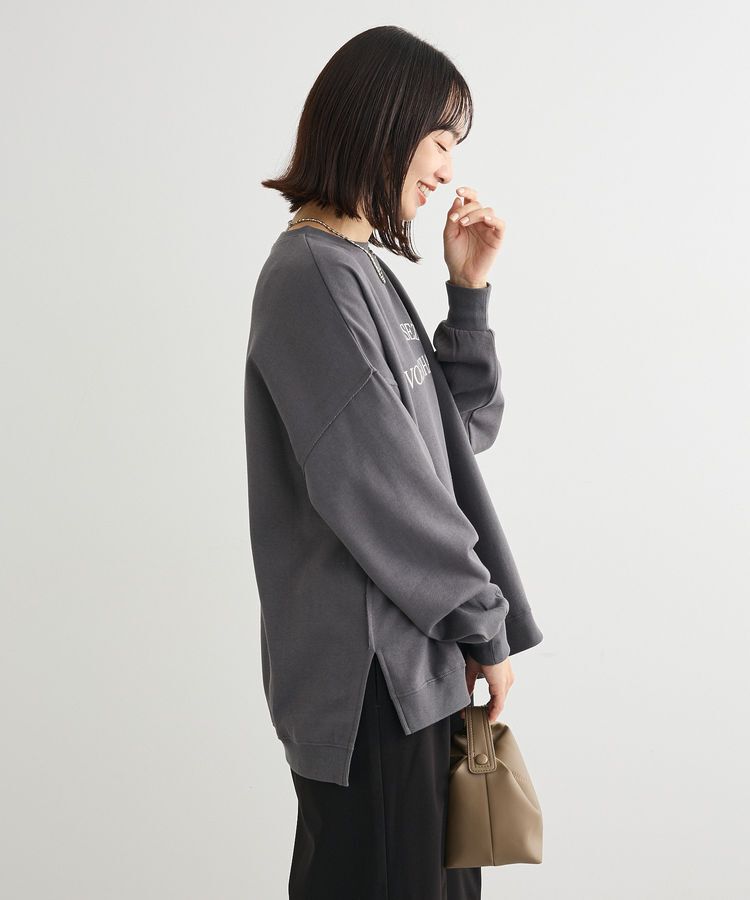 Green Parks「裏起毛ルーズサイズロゴプルオーバー」|スウェット・ジャージ|