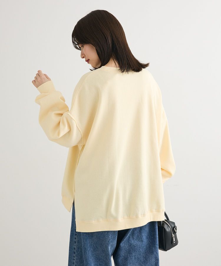 Green Parks「裏起毛ルーズサイズロゴプルオーバー」|スウェット・ジャージ|