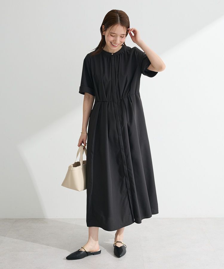 Green Parks「サマ見えタックギャザーワンピース」|ワンピース|