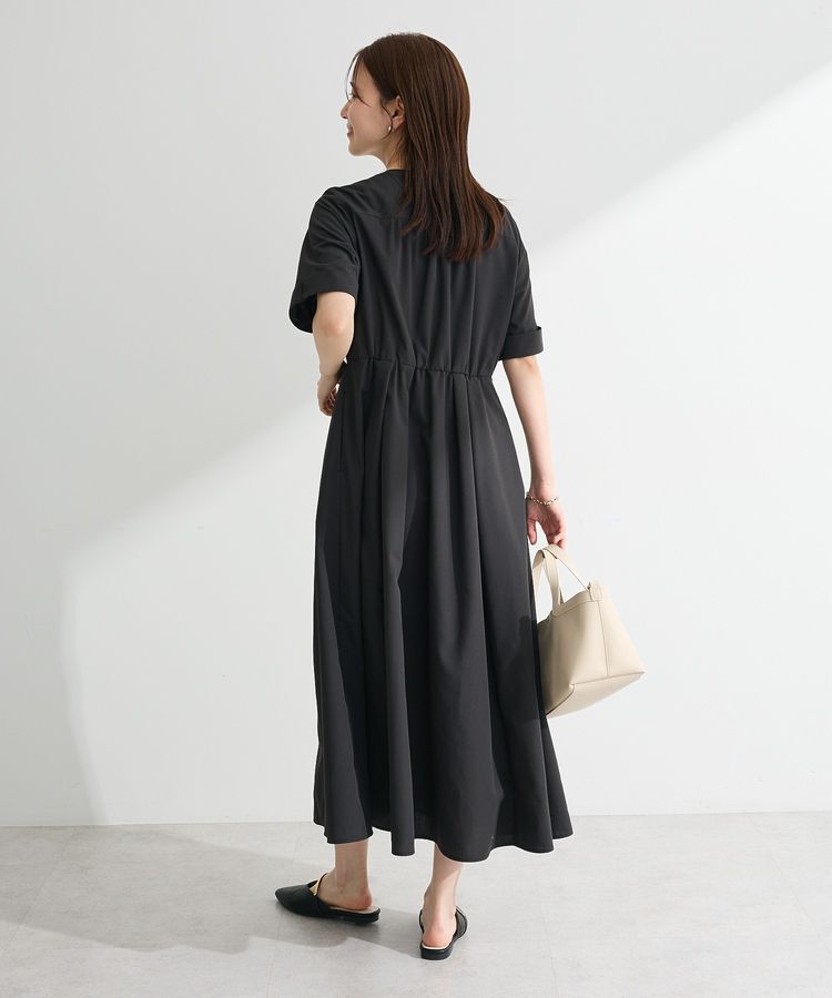Green Parks「サマ見えタックギャザーワンピース」|ワンピース|