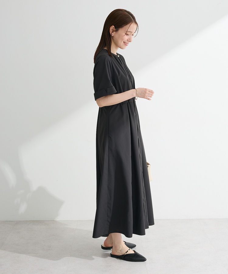 Green Parks「サマ見えタックギャザーワンピース」|ワンピース|