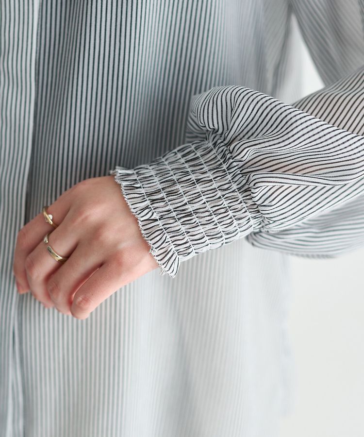 YECCA VECCA「ラッフルレースブラウス」|シャツ・ブラウス|