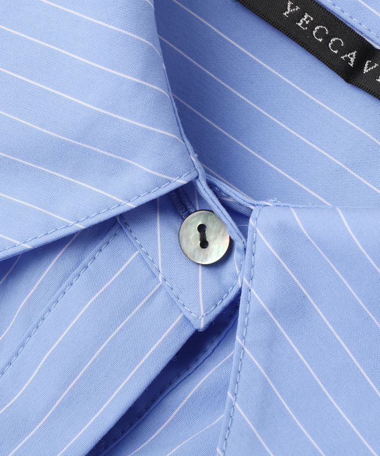 YECCA VECCA「レースヘムロングシャツ」|シャツ・ブラウス|