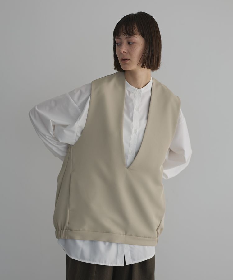 GARAGE OF GOOD CLOTHING「Vネックコクーンベスト」|ベスト・ジレ|