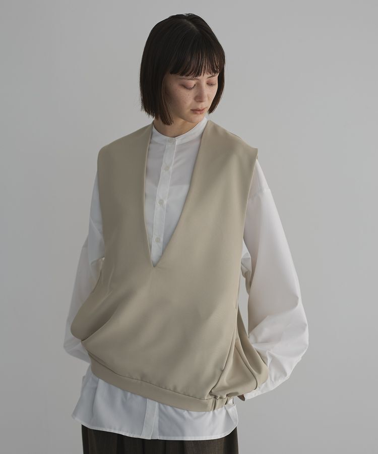GARAGE OF GOOD CLOTHING「Vネックコクーンベスト」|ベスト・ジレ|