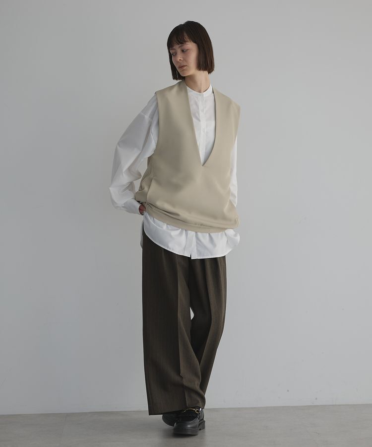 GARAGE OF GOOD CLOTHING「Vネックコクーンベスト」|ベスト・ジレ|