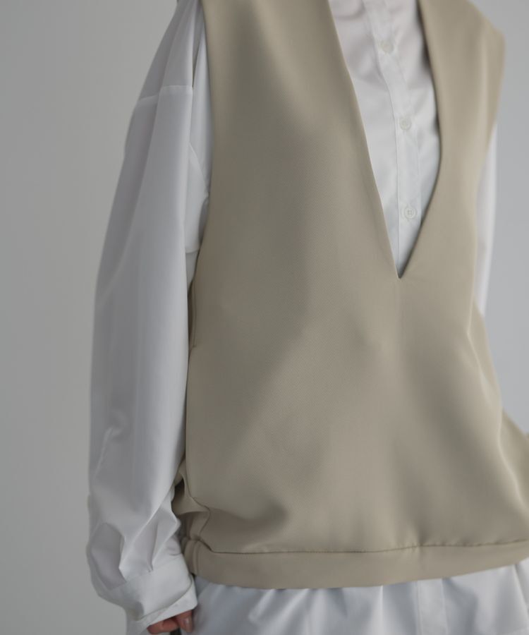GARAGE OF GOOD CLOTHING「Vネックコクーンベスト」|ベスト・ジレ|