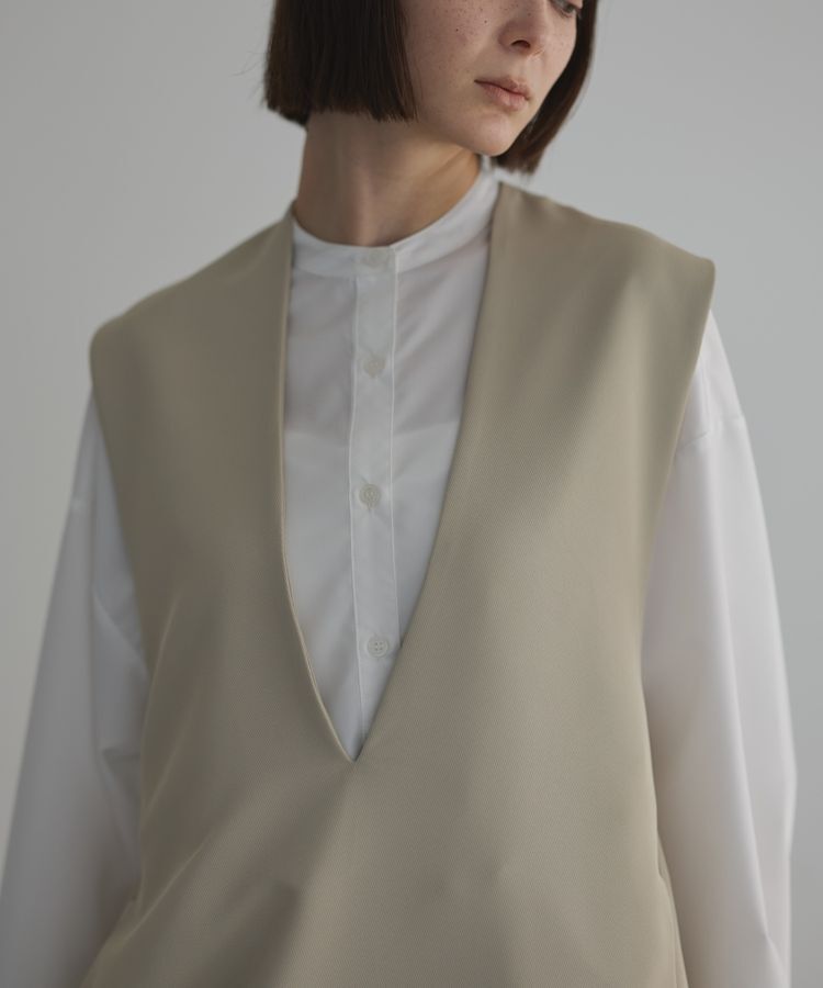 GARAGE OF GOOD CLOTHING「Vネックコクーンベスト」|ベスト・ジレ|