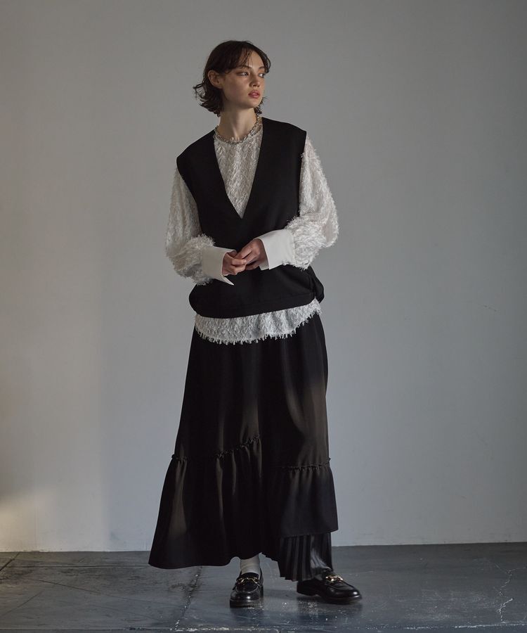 GARAGE OF GOOD CLOTHING「Vネックコクーンベスト」|ベスト・ジレ|