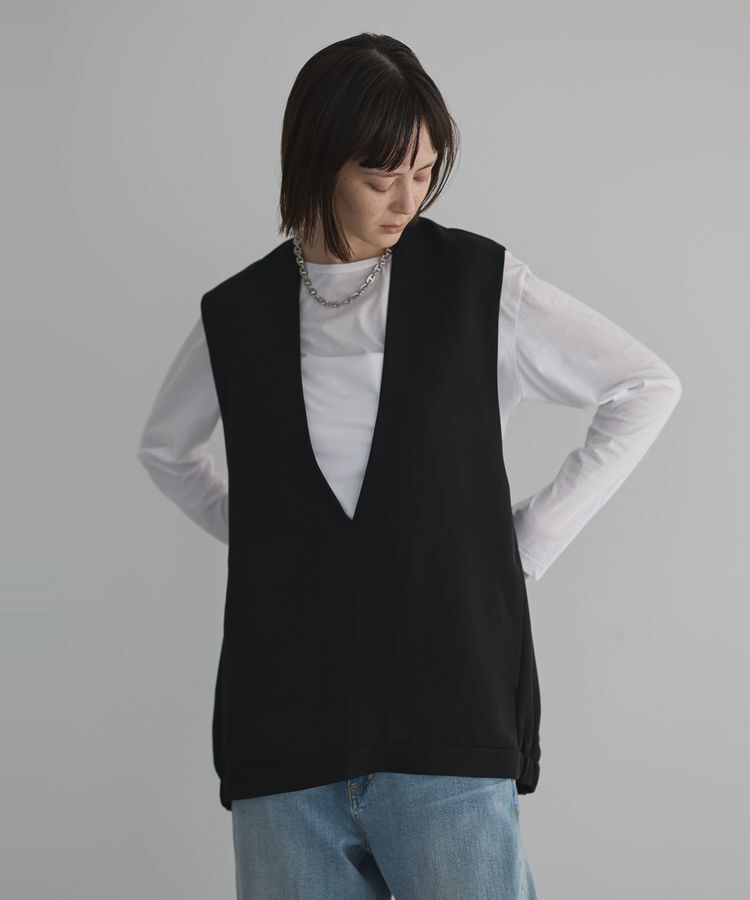 GARAGE OF GOOD CLOTHING「Vネックコクーンベスト」|ベスト・ジレ|