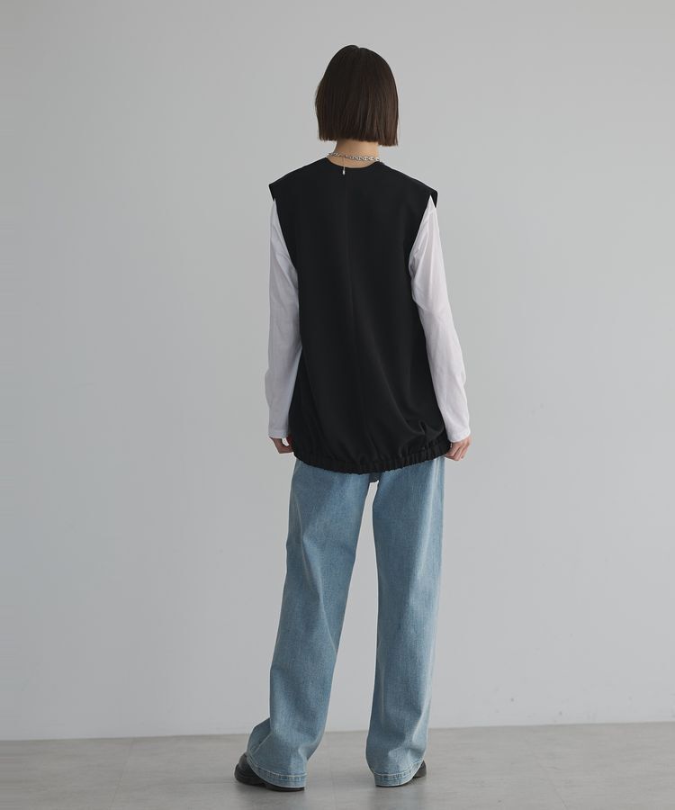 GARAGE OF GOOD CLOTHING「Vネックコクーンベスト」|ベスト・ジレ|