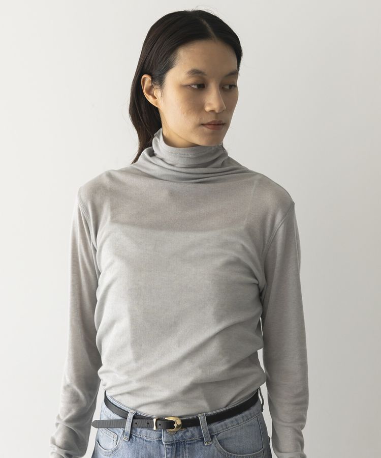 GARAGE OF GOOD CLOTHING「ウール混シアーハイネックプルオーバー」|Tシャツ・カットソー|