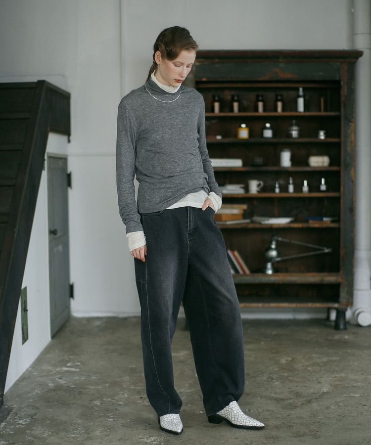 GARAGE OF GOOD CLOTHING「ウール混シアーハイネックプルオーバー」|Tシャツ・カットソー|