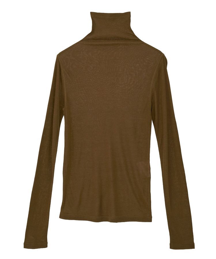 GARAGE OF GOOD CLOTHING「ウール混シアーハイネックプルオーバー」|Tシャツ・カットソー|Brown