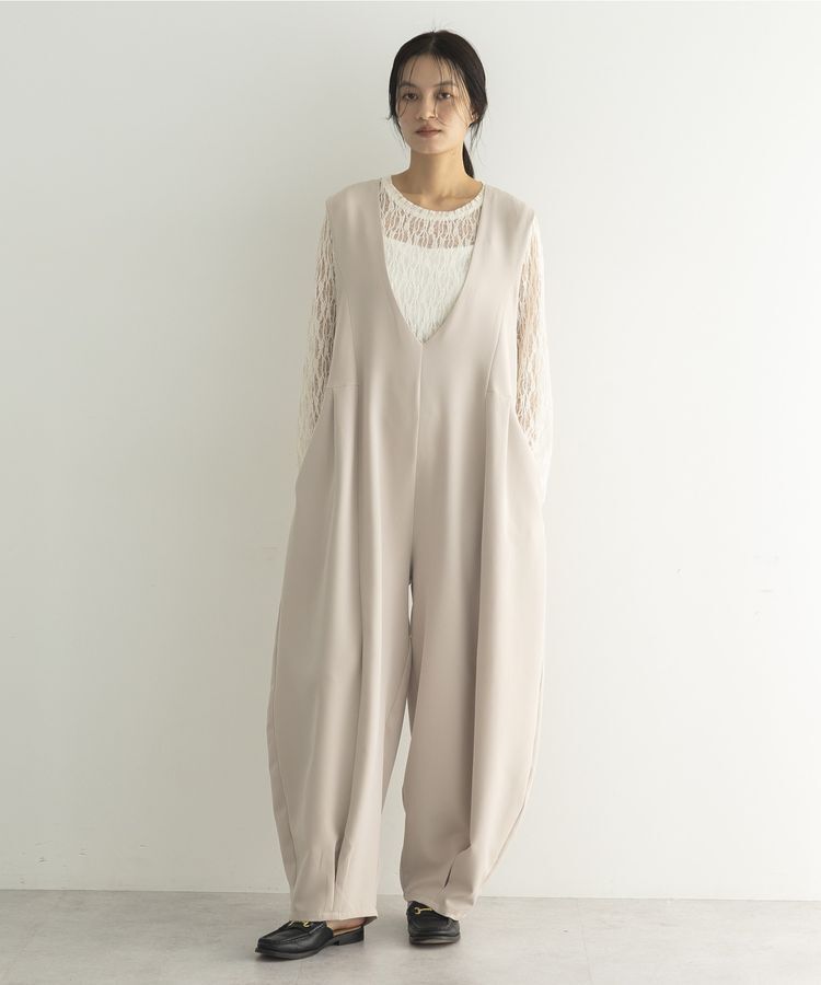 GARAGE OF GOOD CLOTHING「Vネックバレルオールインワン」|オールインワン|