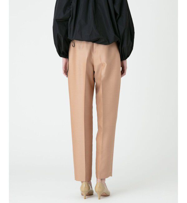 LOULOU WILLOUGHBY「【LOULOU WILLOUGHBY】シルクウールタックパンツ」|チノ|