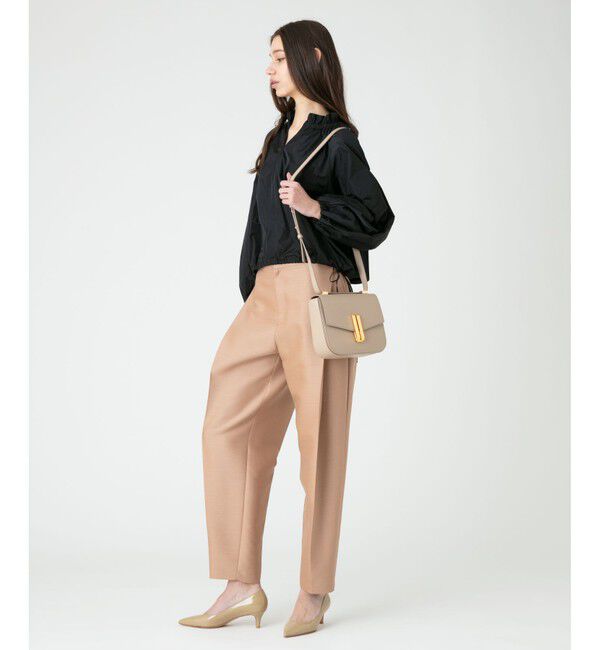 LOULOU WILLOUGHBY「【LOULOU WILLOUGHBY】シルクウールタックパンツ」|チノ|