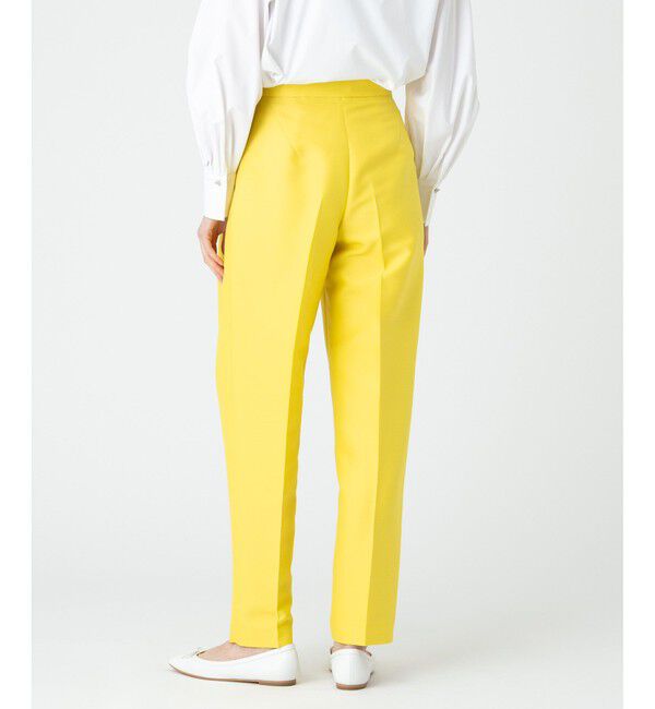 LOULOU WILLOUGHBY「【LOULOU WILLOUGHBY】シルクウールタックパンツ」|チノ|