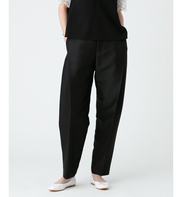 LOULOU WILLOUGHBY「【LOULOU WILLOUGHBY】シルクウールタックパンツ」|チノ|