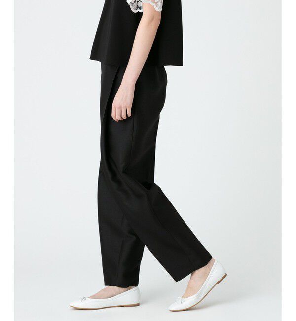 LOULOU WILLOUGHBY「【LOULOU WILLOUGHBY】シルクウールタックパンツ」|チノ|