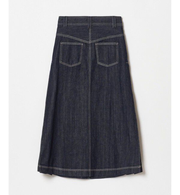 LOULOU WILLOUGHBY「【LOULOU WILLOUGHBY】サイドタックロングデニムスカート」|スカート|