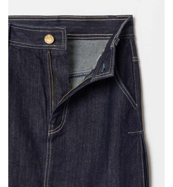 LOULOU WILLOUGHBY「【LOULOU WILLOUGHBY】サイドタックロングデニムスカート」|スカート|