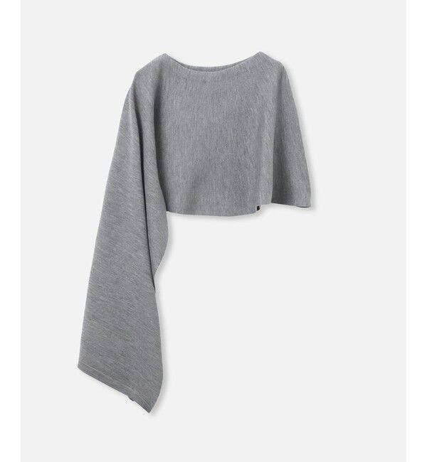 allureville「ハイツイストウールアシメケープ」|ニット・セーター|