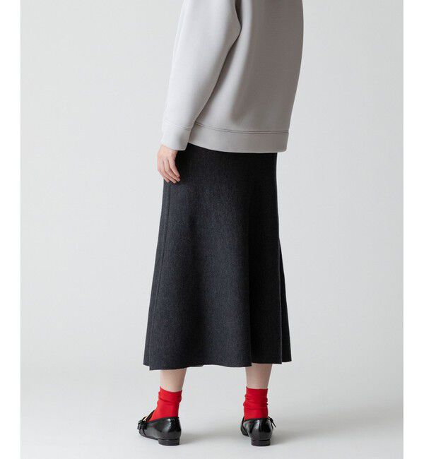 allureville「【セットアップ対応可能】ウール混Wフェイスナローマーメイドスカート」|スカート|