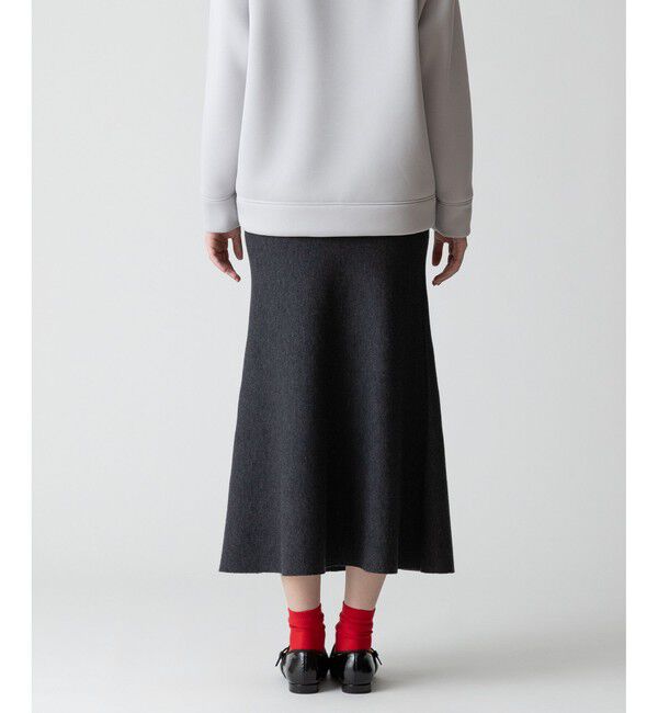 allureville「【セットアップ対応可能】ウール混Wフェイスナローマーメイドスカート」|スカート|
