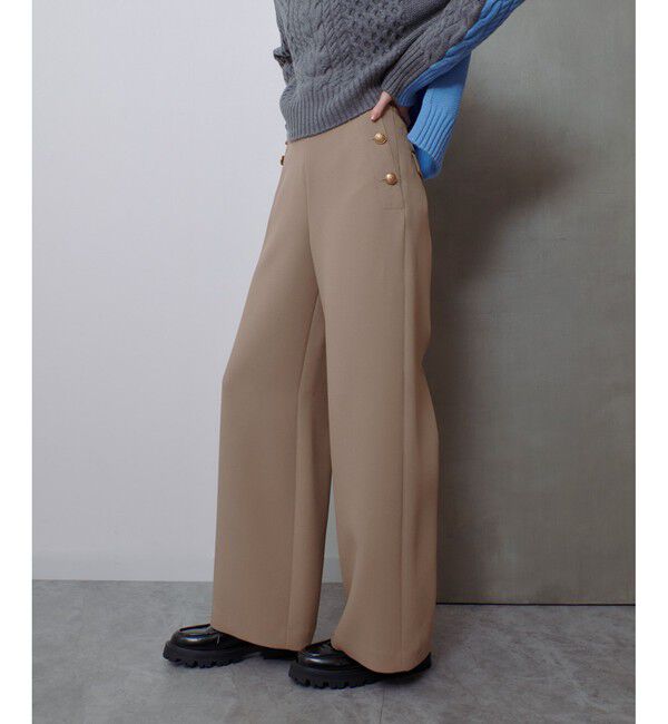 allureville「ダブルクロスマリンパンツ」|チノ|