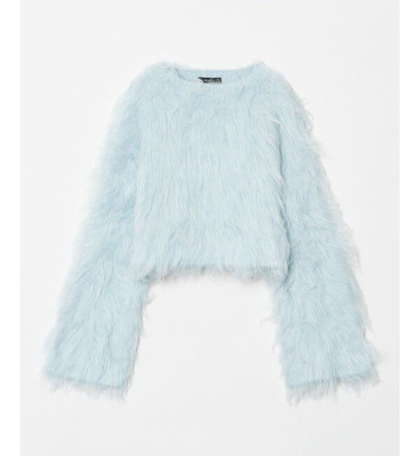 allureville「ミンクファーボトルネックプルオーバー」|ニット・セーター|