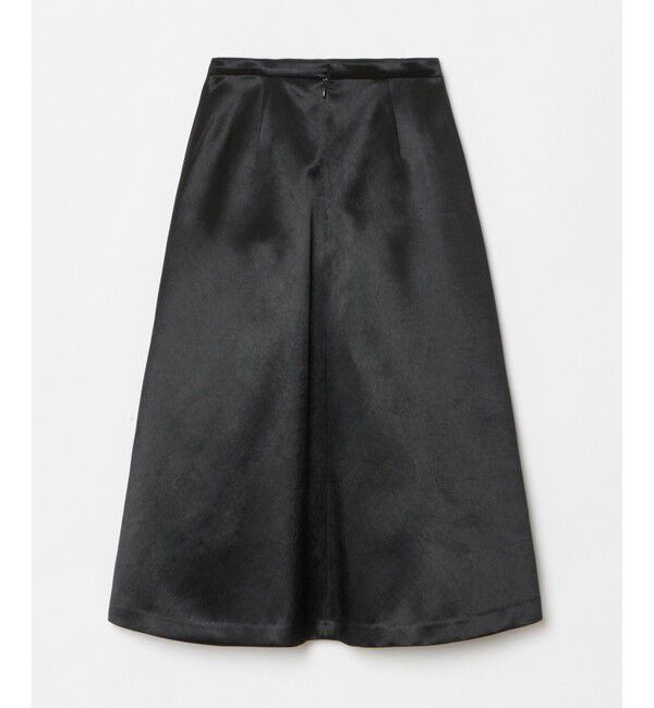 allureville「アセテートサテンボンディングスカート」|フレア|