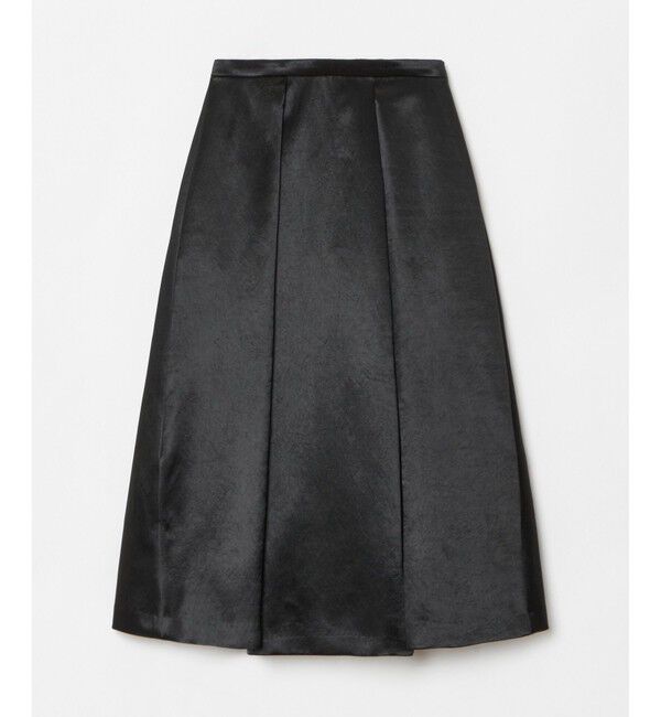 allureville「アセテートサテンボンディングスカート」|フレア|