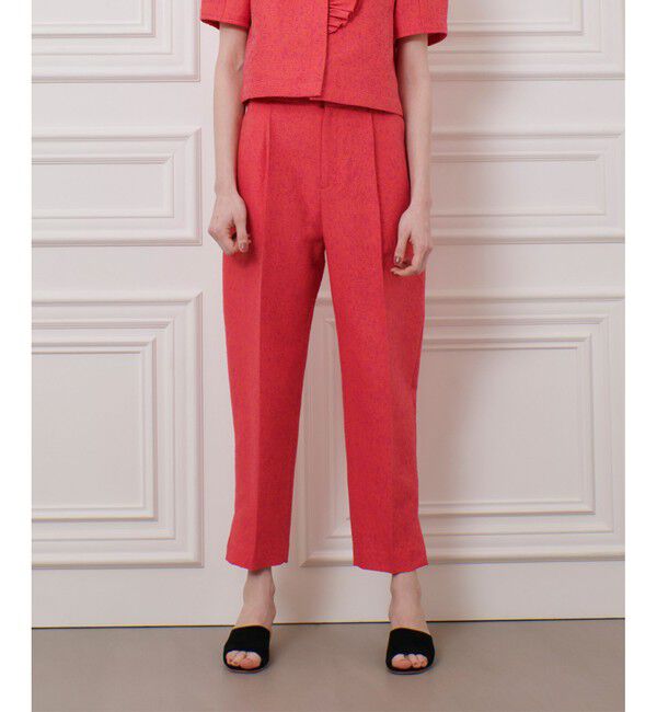 LOULOU WILLOUGHBY「【LOULOU WILLOUGHBY】グログランタックパンツ」|チノ|