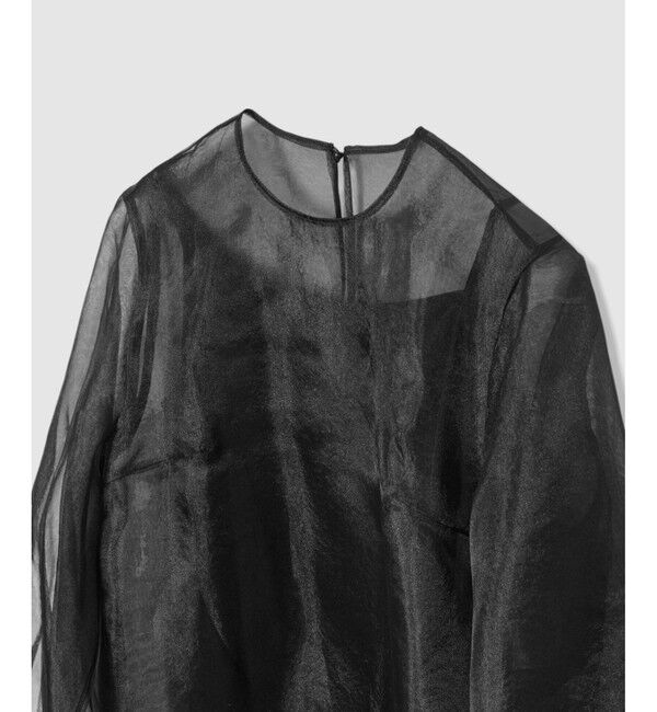 LOULOU WILLOUGHBY「【LOULOU WILLOUGHBY】オーガンリボンブラウス」|シャツ・ブラウス|