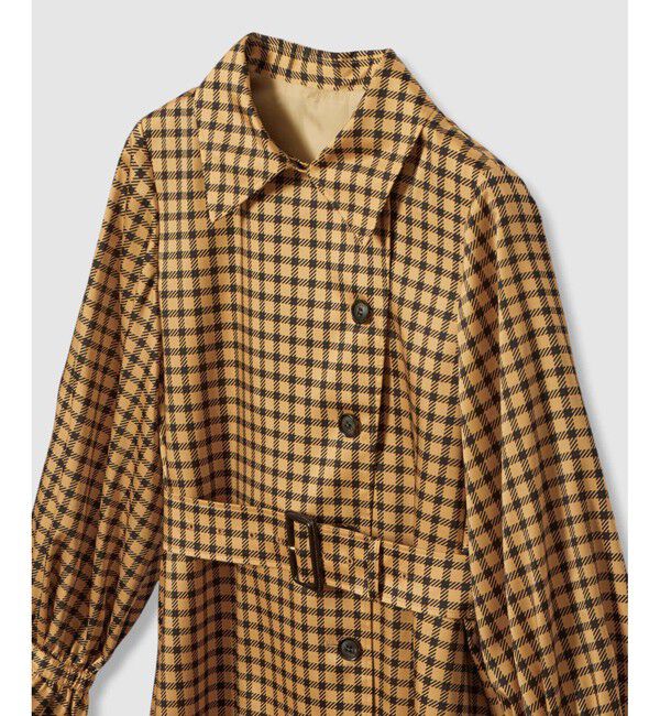 LOULOU WILLOUGHBY「【LOULOU WILLOUGHBY】エンブレムチェックワンピース」|ワンピース|