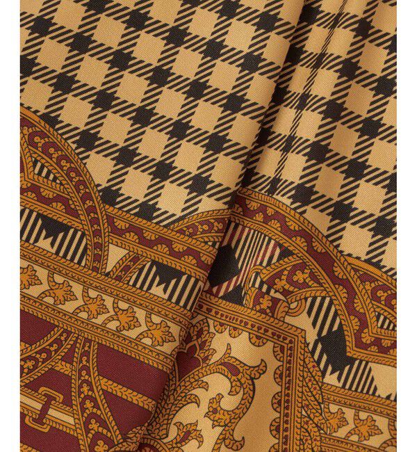 LOULOU WILLOUGHBY「【LOULOU WILLOUGHBY】エンブレムチェックワンピース」|ワンピース|