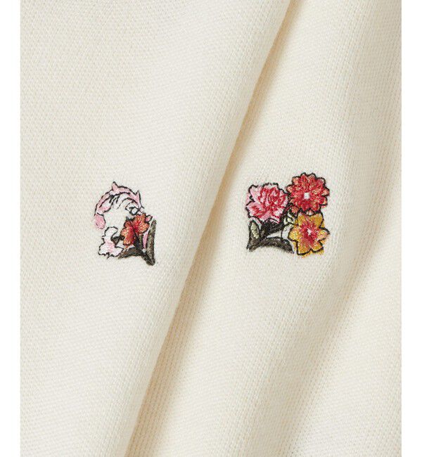 LOULOU WILLOUGHBY「【LOULOU WILLOUGHBY】フラワーシシュウカーディガン」|カーディガン|