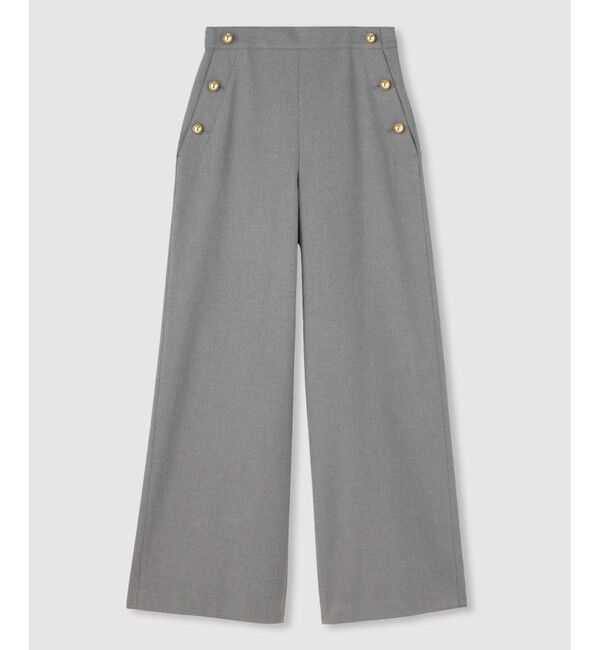 allureville「裏起毛マリンパンツ」|チノ|グレー