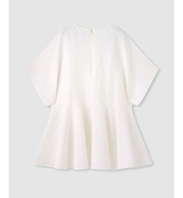 allureville「リネンラミーペプラムブラウス」|シャツ・ブラウス|