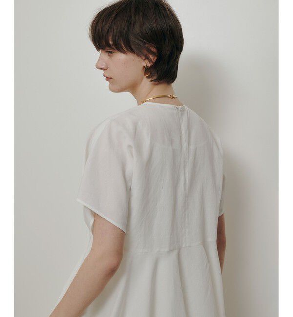 allureville「リネンラミーペプラムブラウス」|シャツ・ブラウス|