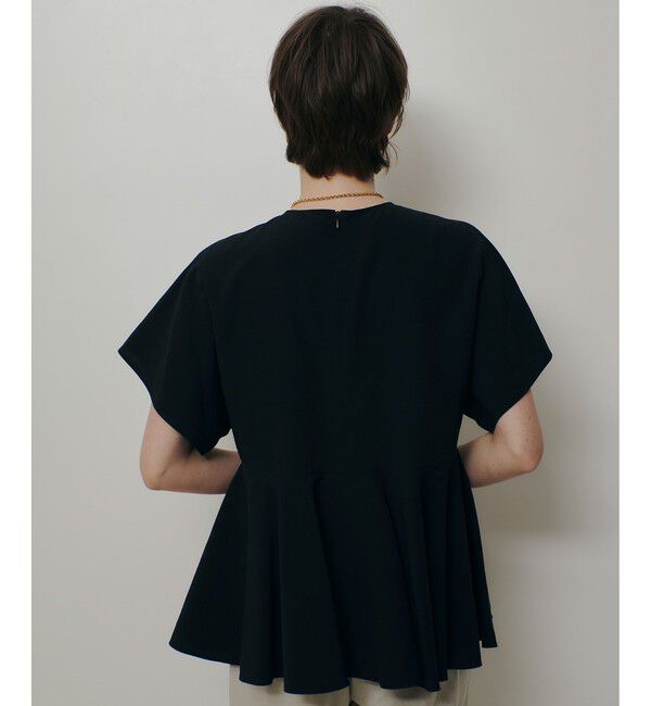 allureville「リネンラミーペプラムブラウス」|シャツ・ブラウス|