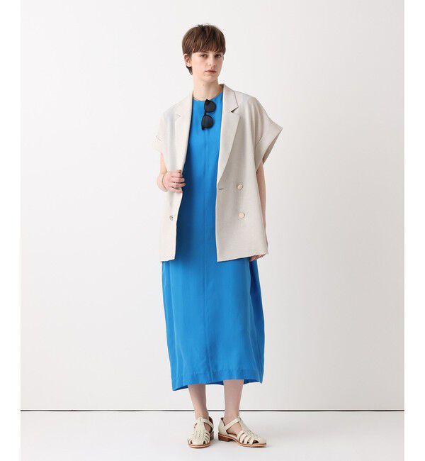 allureville「キュプラフィブリルＡラインワンピース」|ワンピース|