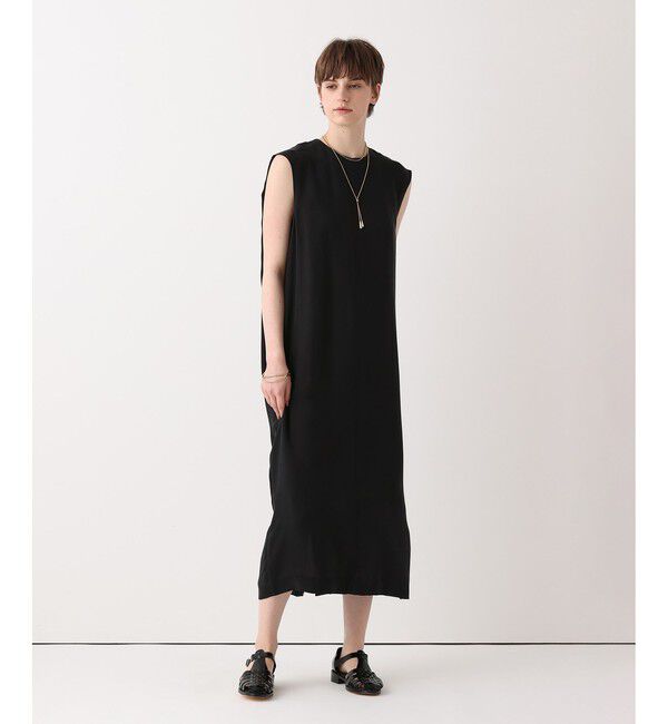 allureville「キュプラフィブリルＡラインワンピース」|ワンピース|