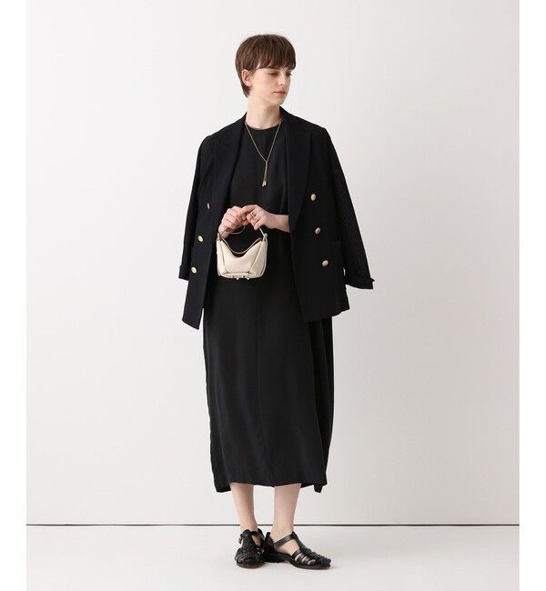 allureville「キュプラフィブリルＡラインワンピース」|ワンピース|