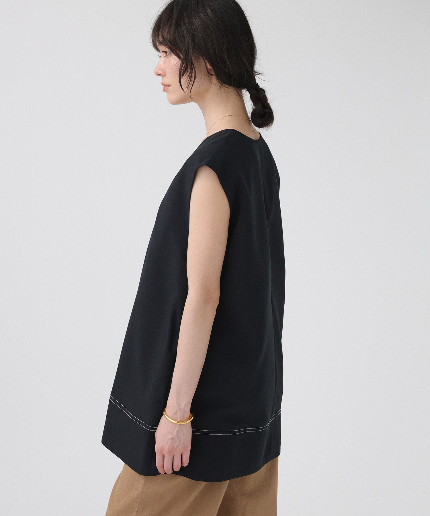 BABYLONE「スラブオックスチュニック」|シャツ・ブラウス|