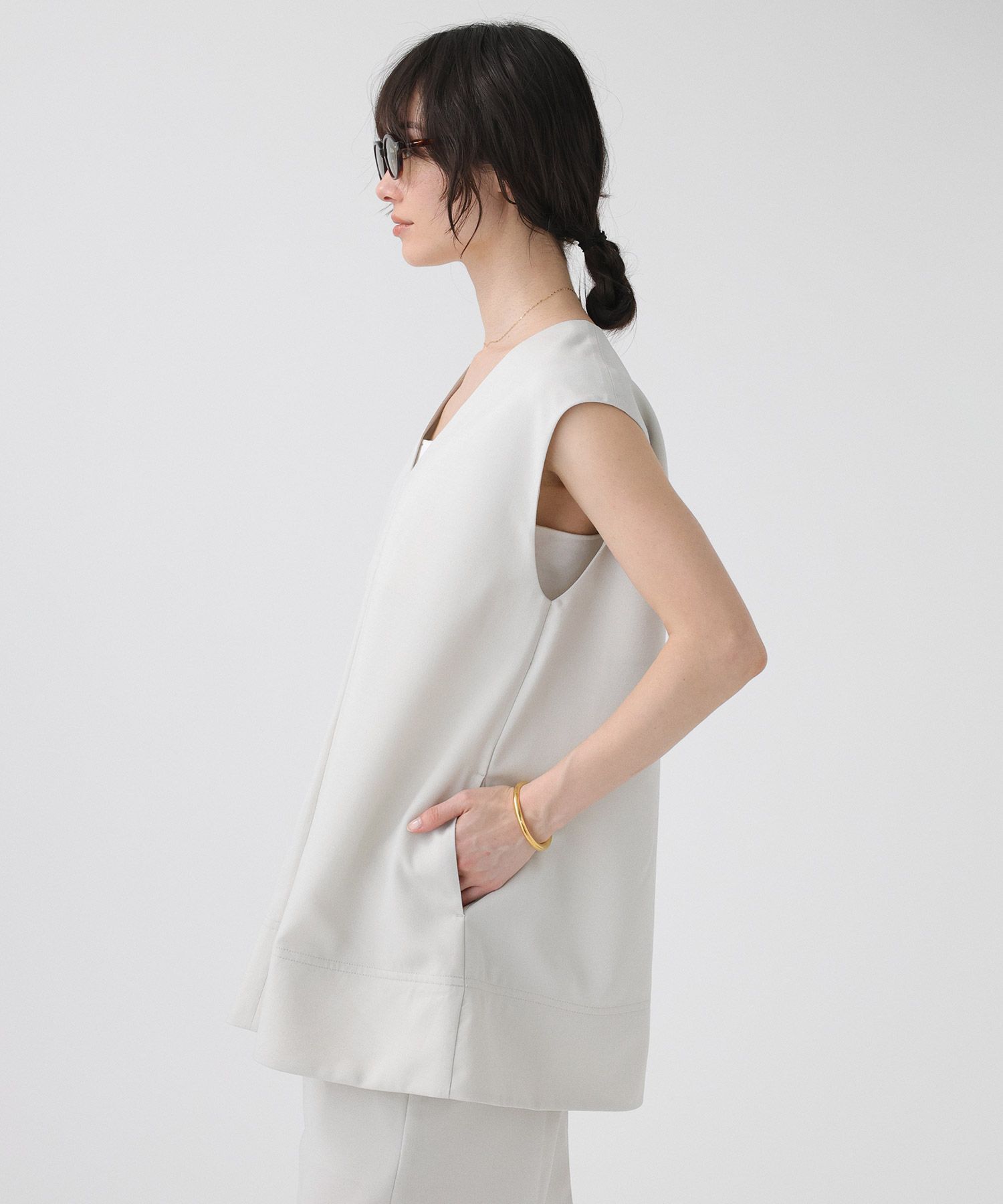 BABYLONE「スラブオックスチュニック」|シャツ・ブラウス|