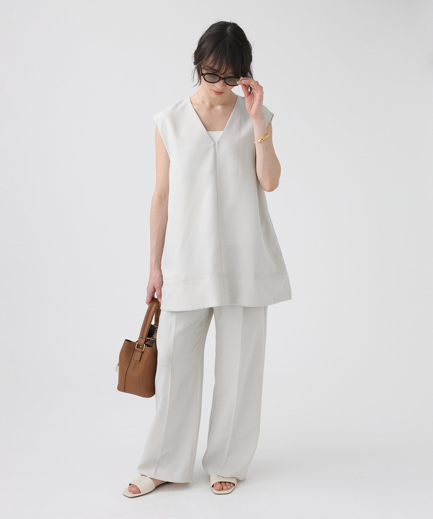 BABYLONE「スラブオックスチュニック」|シャツ・ブラウス|