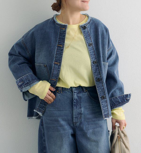  「【春カラーで登場！】コットンシアーカットソー」|プルオーバー|