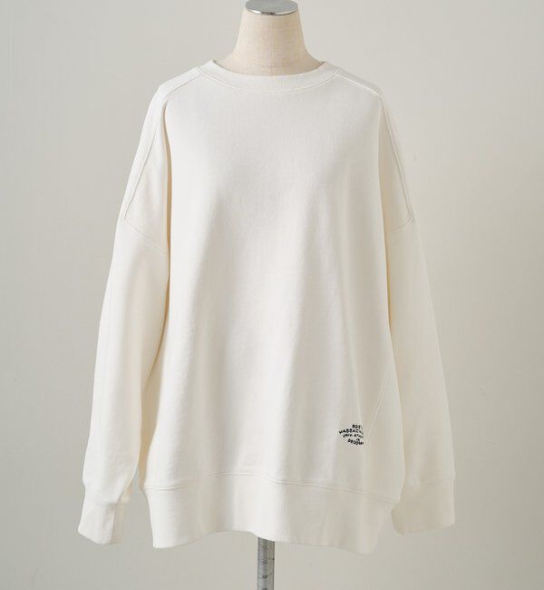  「ロゴ刺繍チュニックスウェット」|プルオーバー|